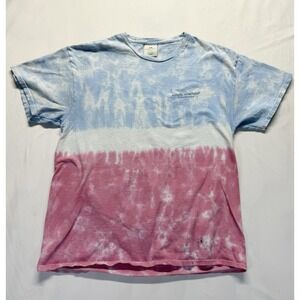 Simply Southern Tie Dye T-Shirt Large Lake Graphic Preowned Cotton Tee